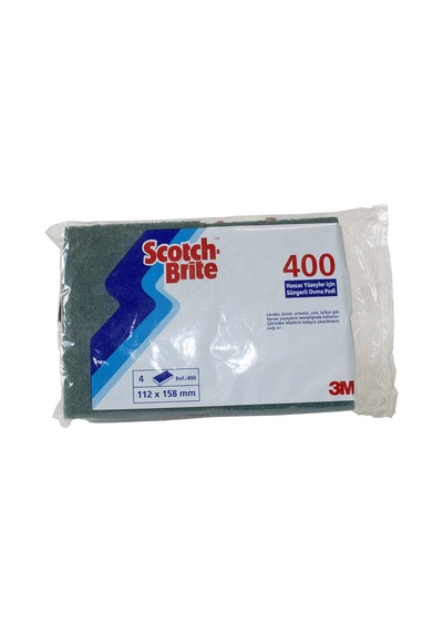 Scotch Brite Hassas Yüzeyler İçin Süngerli Ovma Pedi 4'lü