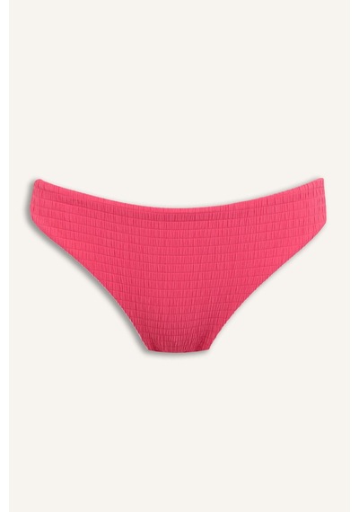 Defacto Regular Fıt Kırışık Dokulu Fuşya Bikini Alt G5349ax26smpn296 Pembe-pn296