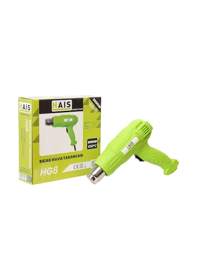 Hais Hg8 2000 W Profesyonel Sıcak Hava Tabancası
