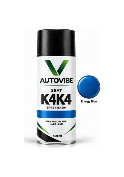 Seat K4k4 Energy Blue Onarım Yenileme Çizik Giderici Skoda Vw Audi - Vag Grubu- Sprey Boya - Sprey Basım