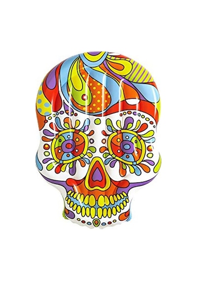 Şişme Adalı Skull, 193 X 141 Cm Eğlenceli Kullanım Açık Gri