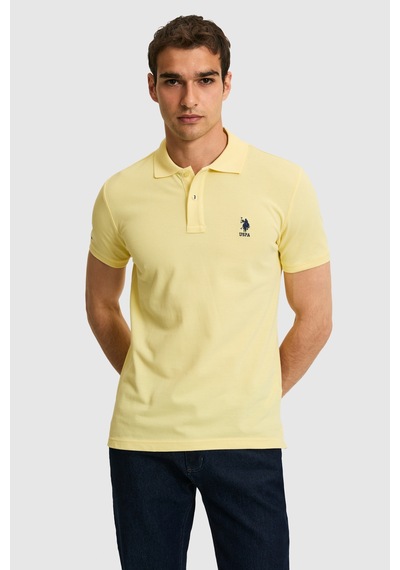U.S. Polo Assn. U.s. Polo Assn. Erkek Açık Sarı Tişört Basic 50322304-vr004 Acık Sarı