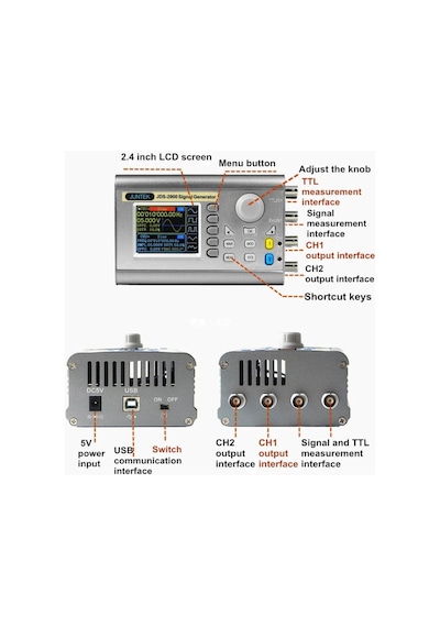 JDS2900 15MHz DDS Çift Kanal Sinyal Jeneratörü