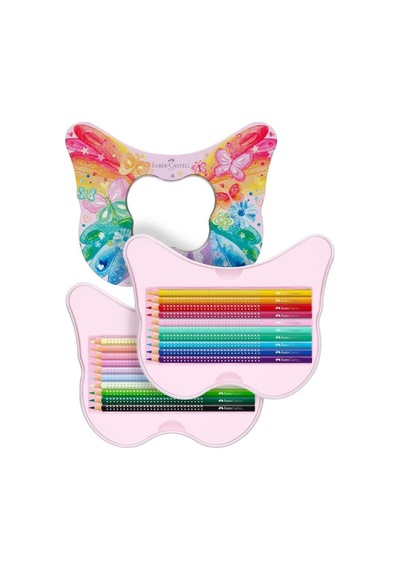Faber Castell Sparkle Boya Kalem Kelebek Seti 20li Çok Renkli