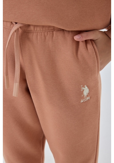 U.S. Polo Assn. Kız Çocuk Bordo Eşofman Takımı Pembe