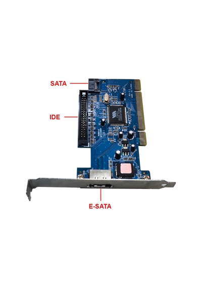 Pcı To Ide Sata E-sata Çevirici Kart Ide Sata Esata Dönüştürücü Kart