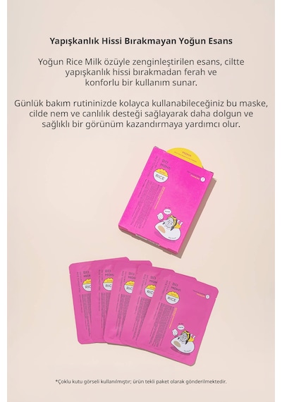 Midha Bal İçeren Cilde Dolgun Esnek Görünüm Sunan Besleyici Kağıt Maske 22 ML