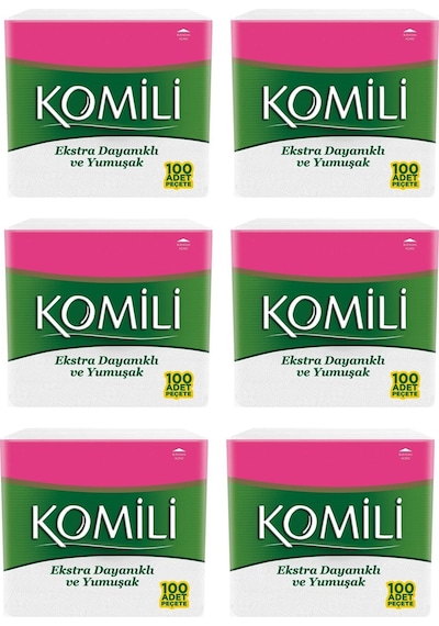 Komili Peçete 6 x 100'lü