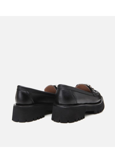 Hotiç Kadın Siyah Tokalı Günlük Loafer