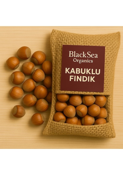 Blacksea Organics 2025 Yeni Mahsul Kabuklu Fındık 250 Gr 250 G
