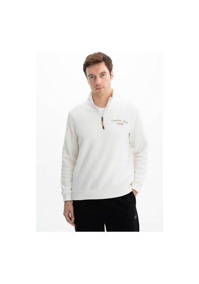 AR-MA Arma Erkek Büyük Beden Yarım Fermuar Dik Yaka Sweatshirt 001