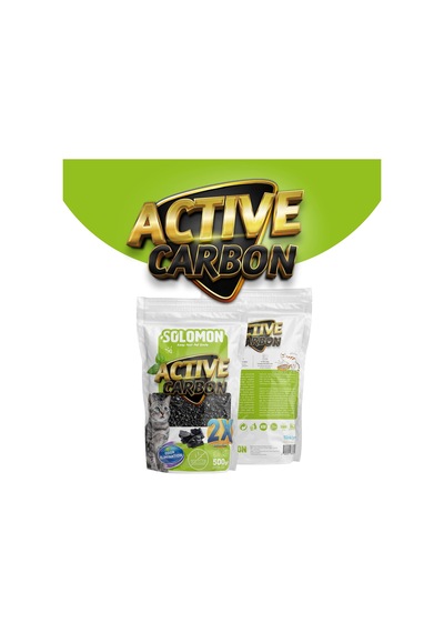 Active Carbon 500 Gr Koku Giderici - Kedi Kumu Koku Giderici Kokusuz Kedi Tuvaleti Doğal Kum Kokusu Önleyici Aktif Karbon