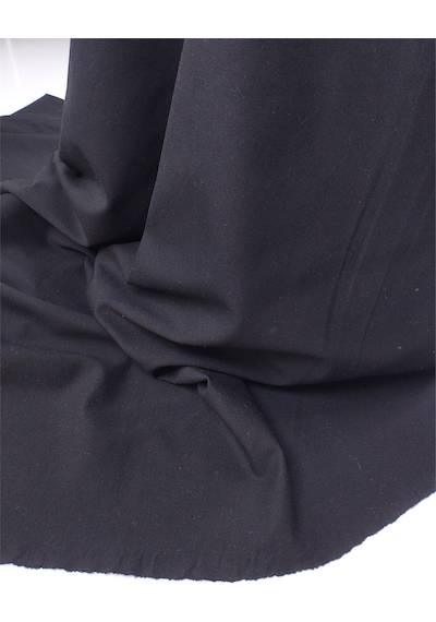 Siyah Tok Sıkı Yapılı Çelik İnterlok Örme Kumaş Elbiselik & Bluzluk En: 140cm-12716