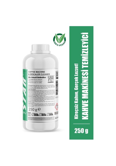Kahve Makineleri, Sıcak Su Isıtıcıları Ve Kahve Değirmeni Temizleyici 250 Gr