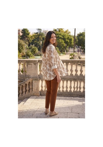 Hanezza "sevilla Çiçekler" Desenli Büyük Beden Pamuklu Viskon Tunik-gömlek Kahve - 653876242 Kahve Hanezza "sevilla Çiçekler" Desenli Büyük Beden Pamuklu Viskon Tunik-gömlek Kahve - 653876242 Kahve