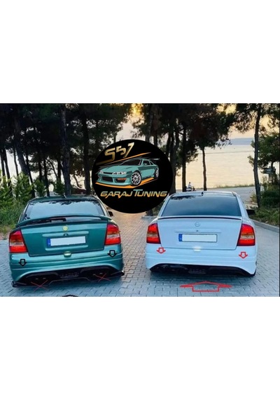 Opel Astra G Hb Custom Arka Tampon Eki Fiberglass Boyasız