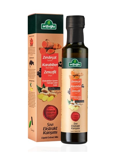 Zerdeçal Karabiber Zencefil Sıvı Ekstraktı 225 Ml