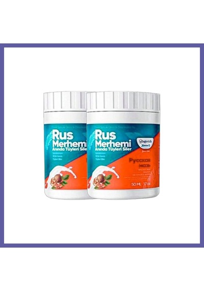 Bezos Glegnd Turquoise 2li Adet Glegnd Ceviz & Ceviz Sütü Russ Merhemi 50 Ml Tüylere Krem Nıda