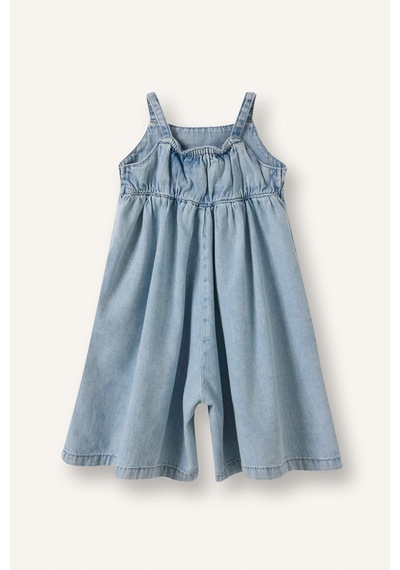 Defacto Kız Bebek Aplike Jean Tulum H6583a526hsnm39 Mavi-nm39