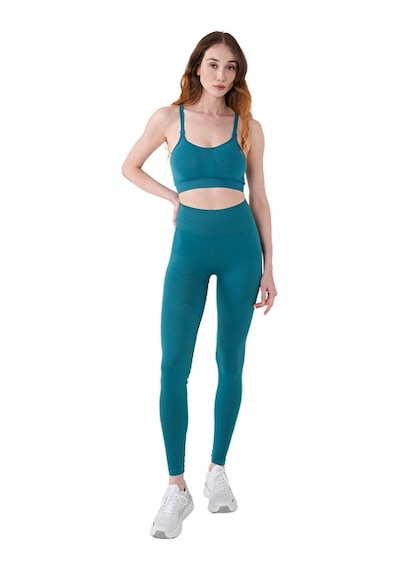 Musclecloth Nova Seamless Sırt Detaylı Bra Cool Blue