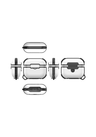 Apple AirPods Uyumlu 3. Nesil Zore Airbag 16 Silikon 1-1 Su Geçirmez Kılıf Beyaz