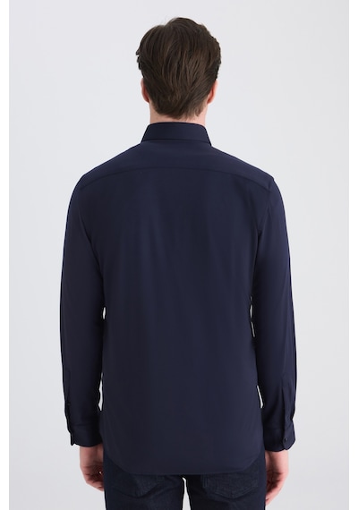 D'S Damat Ds Damat Slim Fit Lacivert Örme Gömlek 5hc020702280m Çok Renkli