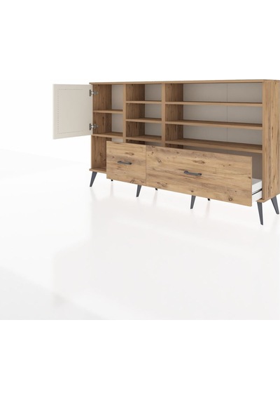 Arges Konsol 8 Raflı 2 Çekmeceli Tek Kapaklı 176x30x99 Çam-aytaşı/çam Aytası/atlas Çam - Atlas Çam Arges Konsol 8 Raflı 2 Çekmeceli Tek Kapaklı 176x30x99 Çam-aytaşı/çam Aytası/atlas Çam - Atlas Çam