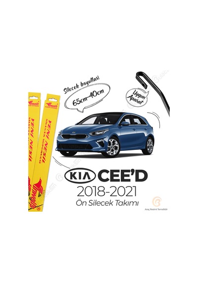 Kia Ceed Muz Silecek Takımı 2018-2021 İnwells