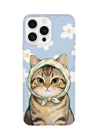 İphone 14 Pro Max Uyumlu Baskılı Şeffaf Telefon Kılıfı Koleksiyon: Kawaii Cat 7