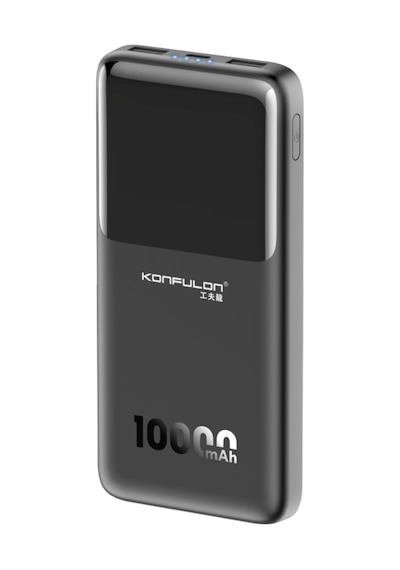 Konfulon A35 10.000 Mah 15w Mini Powerbank - Siyah siyah