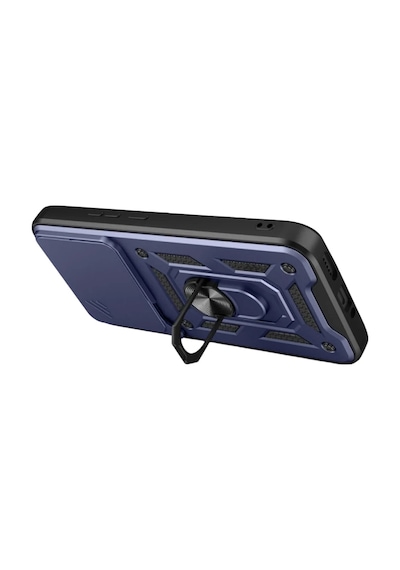 Bşkvirgo Mi 15t Pro Uyumlu Pars Lens Yüzüklü Silikon - Lacivert Bsk2026