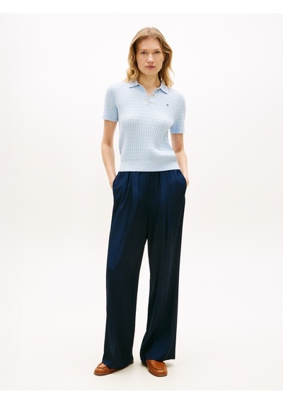 Tommy Hilfiger Vıscose Twıll Pull On Loose Str Kadın Mavi Pantolon - Ww0ww48996