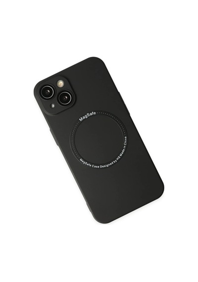 Apple Uyumlu iPhone 14 Plus Kılıf Jack Magneticsafe Lens Silikon - Siyah 0.2M-Çok Renkli