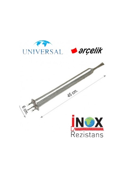 Arçelik Uyumlu Titantum- Universal Termosifon Rezistansı Flanşsız
