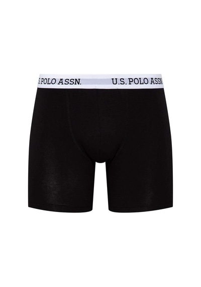 U.S. Polo Assn. Erkek Siyah Tekli Uzun Paçalı Boxer 80453Y