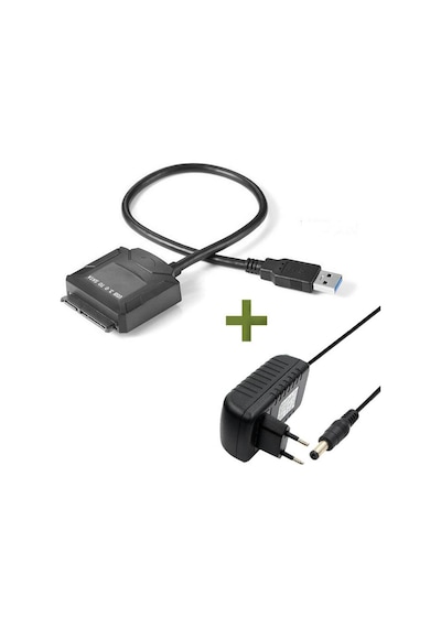 Usb 3.0 Adaptörlü 2.5 İnç-3.5 İnç Sata Harddisk Bağlantı Kablosu