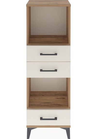 Arges Dolap 2 Raflı 3 Çekmeceli 44x30x134 Çam-aytaşı Çam