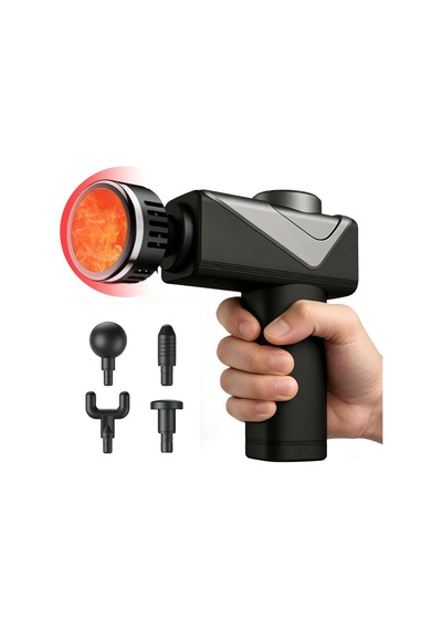 Joysuwerun Isıtmalı Masaj Tabancası, Ev Ve Seyahat İçin Mini El Masajı, 5 Masaj Başlığı, Sessiz, Hafif Ve Taşınabilir Joysuwerun Isıtmalı Masaj Tabancası, Ev Ve Seyahat İçin Mini El Masajı, 5 Masaj Başlığı, Sessiz, Hafif Ve Taşınabilir