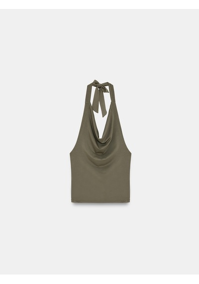 Dilvin 32973 Degaje Yaka Top-haki