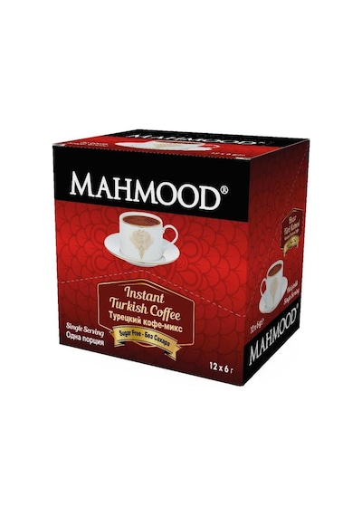 Mahmood Coffee Hazır Türk Kahvesi Sade 12 x 6 gr Hazır Kahve