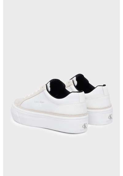 Calvin Klein Logolu Sneaker Ayakkabı Hw0hw0308601w Bayan Ayakkabı Hw0hw03086 01w Beyaz-siyah Calvin Klein Logolu Sneaker Ayakkabı Hw0hw0308601w Bayan Ayakkabı Hw0hw03086 01w Beyaz-siyah