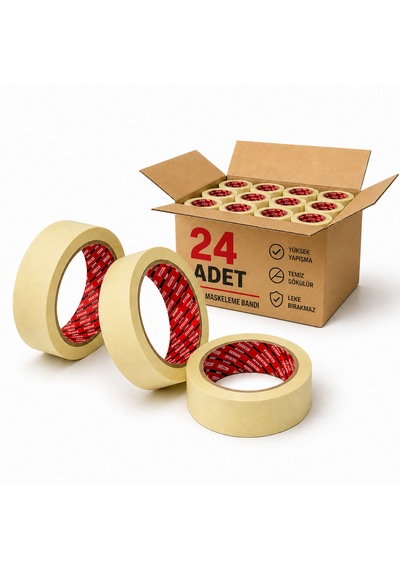 Sanplaza Boya Tamirat Ve Maskeleme Bandı 24 Mm X 20 Mt 24 Adet
