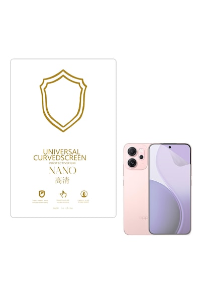 Oppo Reno 14f İle Uyumlu Full Tpu Nano Ön Ekran Koruma Filmi - Ekm101
