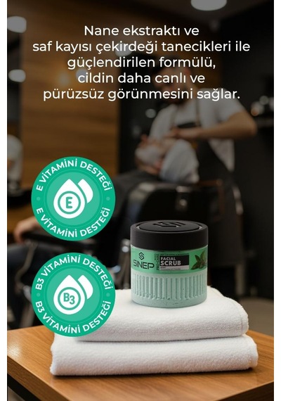 Sinep Pro-care Scrub Aydınlatıcı Ve Temizleyici Yüz Peelingi 400 Ml Nane Mint