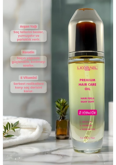 Licorael Dubai Premium Haır Care Oil Saç Bakım Yağı 120ml