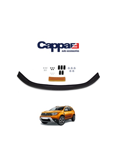 Cappafe Dacia Duster Ön Kaput Koruyucu Rüzgarlık 4Mm Abs 2018-› N11.38494
