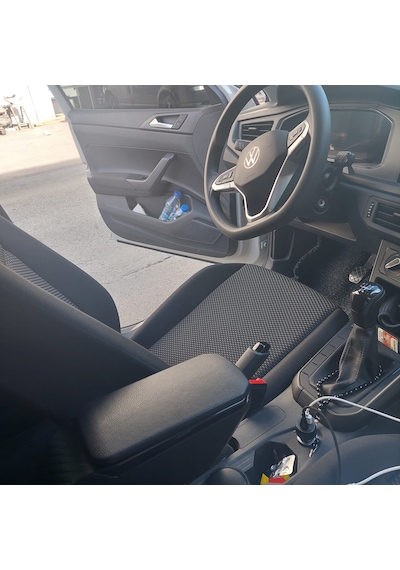 Vw Polo 2021-2024 Oto Kolçak Kol Dayama Kolçek Gri Kapak A+aa Ka