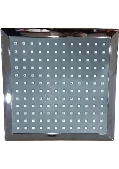 Tema Quadro Tepe Duş Başlığı Kireç Kırıcılı Sistem Kare Tek Fonksiyonlu Tüm Duşlara Uyumlu Krom