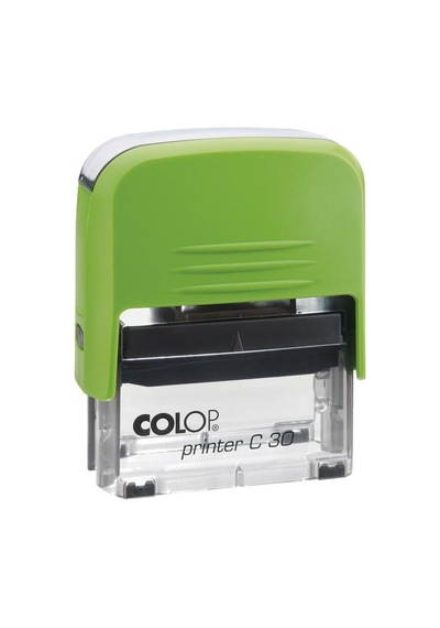 Colop Prınter C30 Yeşil Kasa Siyah Keçe - 18 x 47 MM
