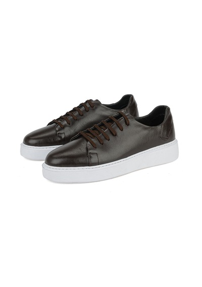 Ziya Erkek Hakiki Deri Sneaker 161423z514 Kahve 161423z514 300 40